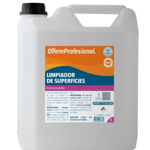 LIMPIADOR DE SUPERFICIE PROFECIONAL LAVANDA DE 5 lts, DIFEM